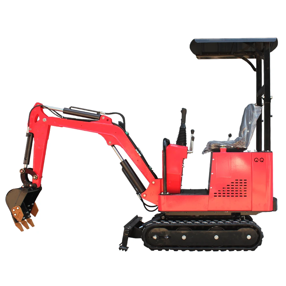 Chinese 1 Ton High Quality Free Shipping Crawler Small Digger Mini Excavator Price for Sale