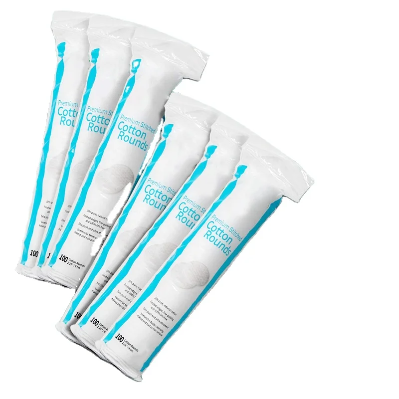 Large Brand Name Cosmetic Round Cotton Wool Pads bamboo makeup pads