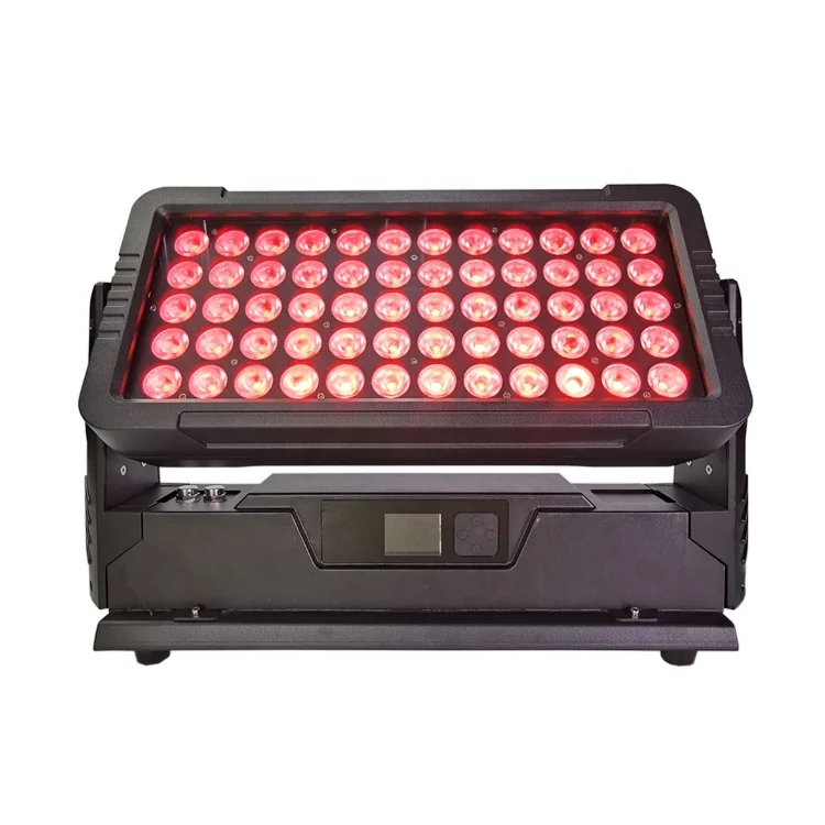 Высококачественный наружный светодиодный настенный светильник dmx 60X10 Вт 4 в 1 rgbw