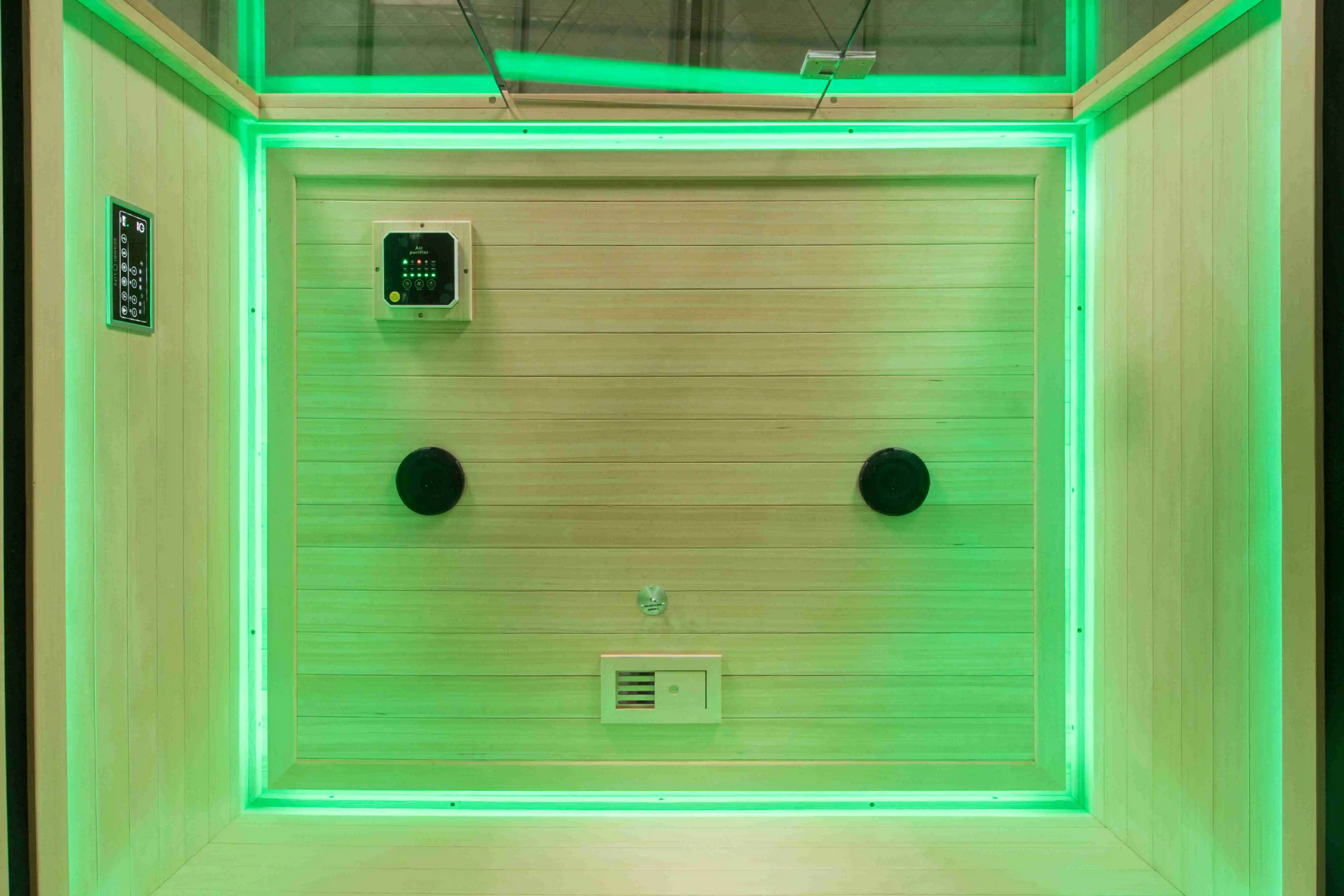 Low EMF  Infrared Carbon Heater Sauna with Full Spectrum Heater Intelligent Control Panel