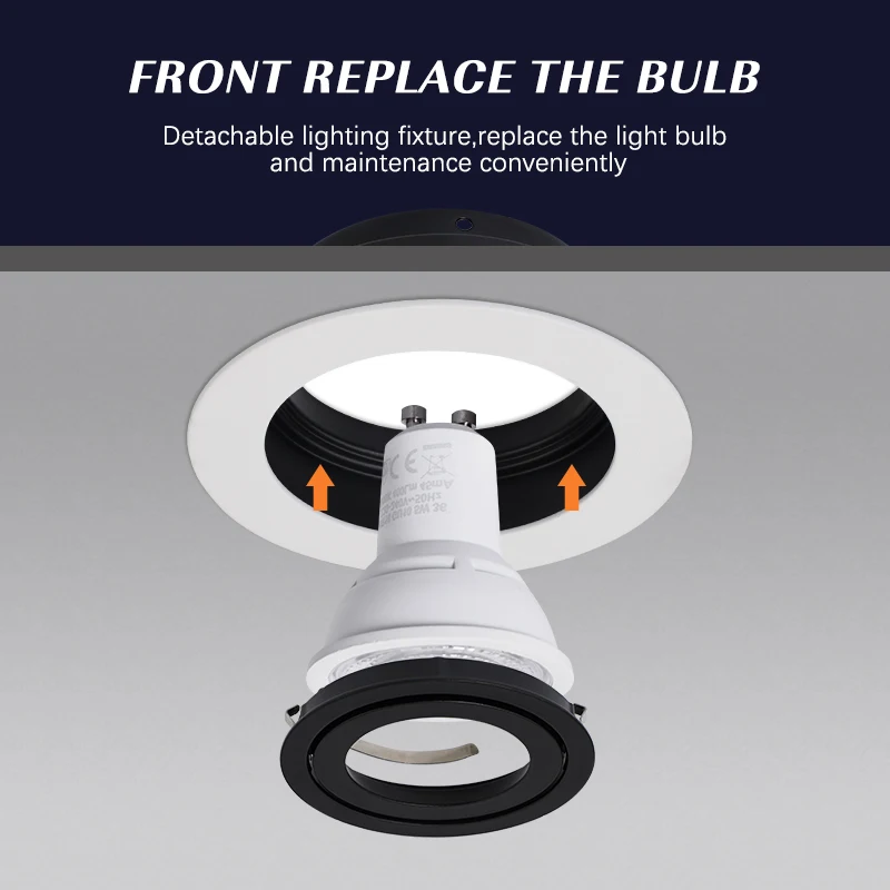 Recommended Goods Led Downlight Antiglare Down Spotlights Die-Casting Spotlight Recessed Mr16 50w Down light