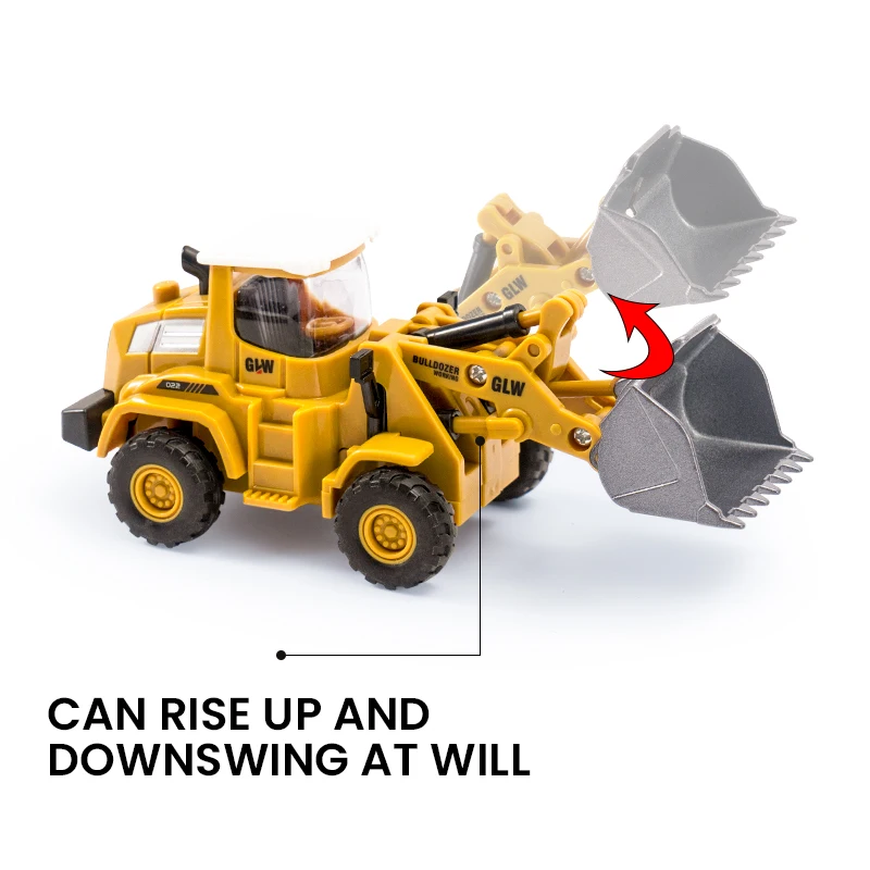 1:55 Scale Mini Metal Machines Forklift Trucks Diecast Models For Kids