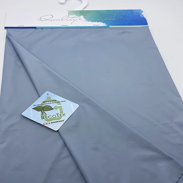 
Eco Friendly 50% Rpet Recycled Poly fabric 190T Taffeta Used For Lining 