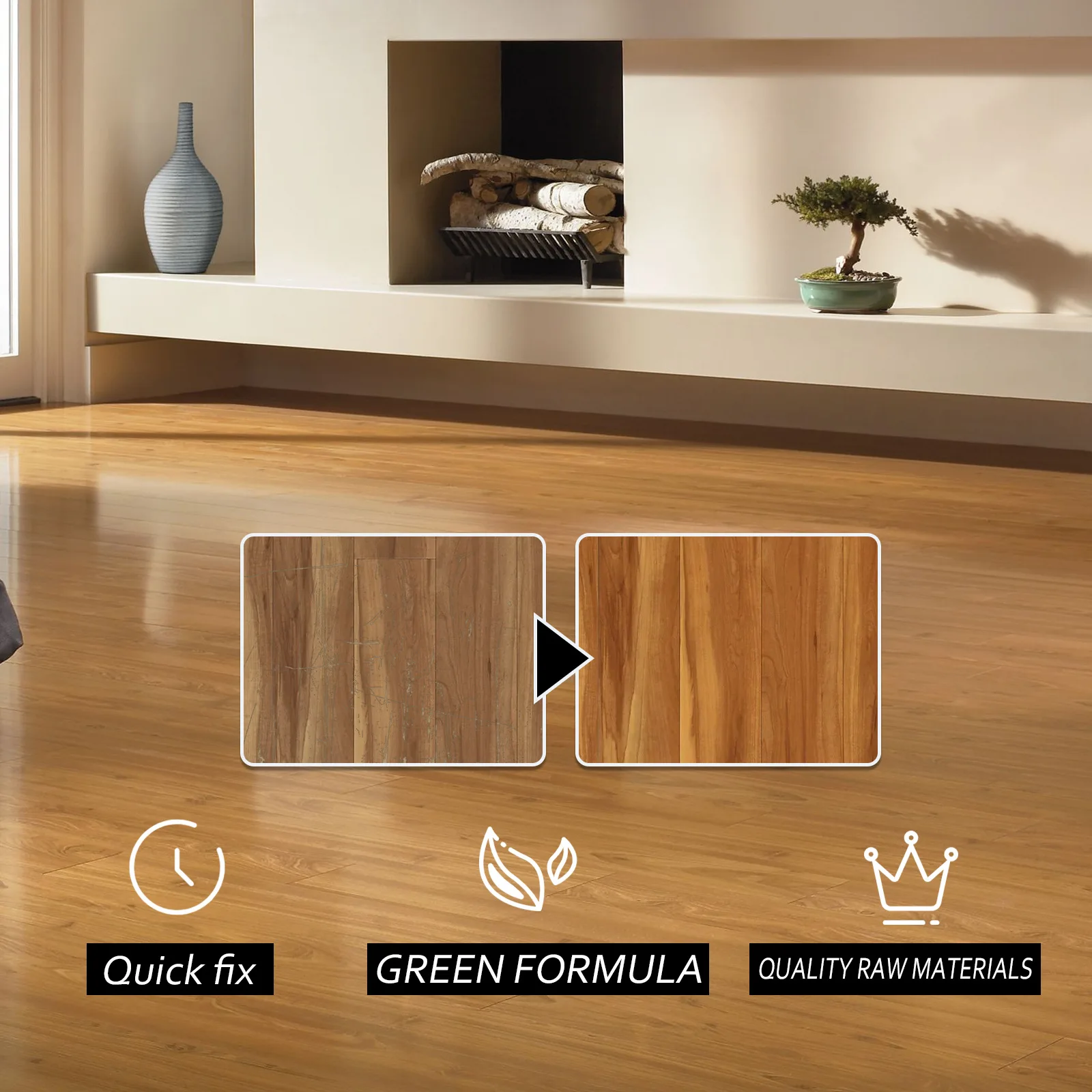 Jue-fish OEM&ODM Beeswax Wood Polish Waterproof Soild Dance Floor Wax Household Furniture Floor Polishing Wax