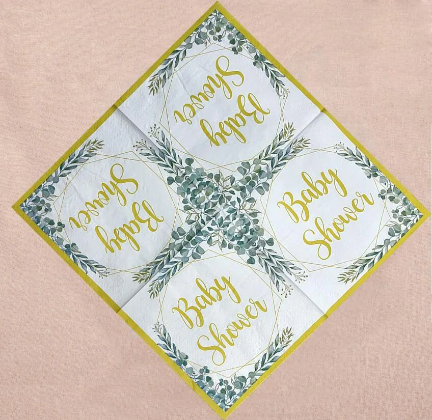 Linen Feel Duest Dinner Towels Printed Disposable Decorative Paper Napkins for Table Kitchen Bathroom Party Wedding Event
