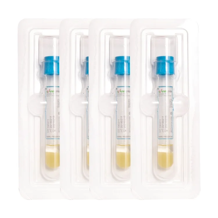 PRP collection tubes ACD HA sodium citrate and gel CE