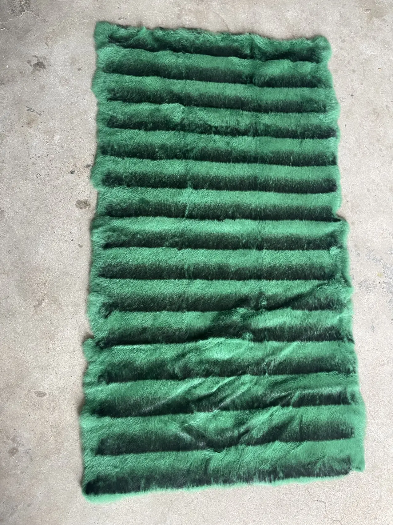 Wholesale price beautiful thick soft real rex rabbit fur plate for garment or carpets