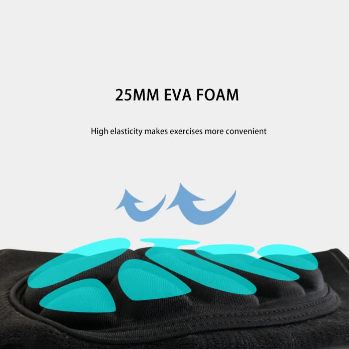 Customized Thickened EVA Foam Sports Knee Sleeve Elastic Nylon Volleyball Collision Avoidance Knee Pads