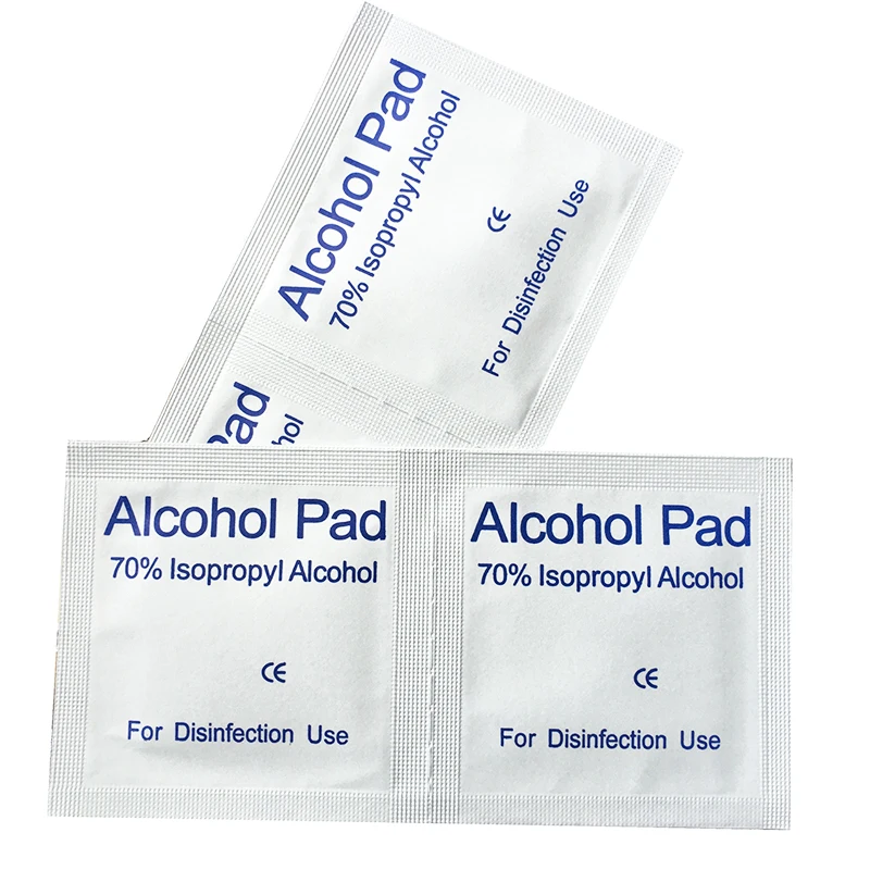 High Quality Multi-purpose Disposable Non-woven Cleaning Sterile Alcohol Pad