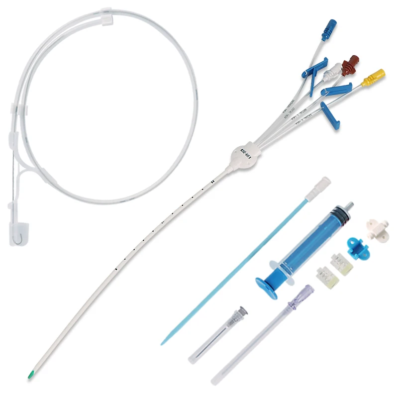 
Disposable Peripherally Inserted single double triple lumen CVC kit price central venous catheter 