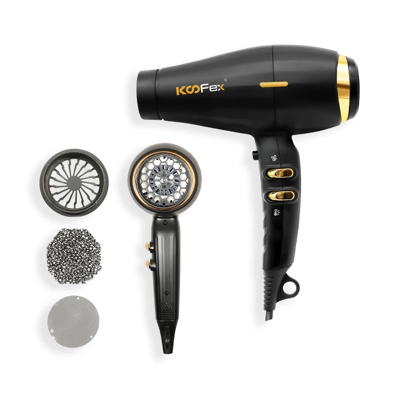 KooFex 2600W High Power BLDC Hair Dryer Salon Brushless Motor Hair Dryer 80000 Rpm Professional Blow Dryer