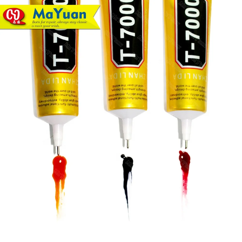 Multi-Function Adhesive with 3 Colors T-7000 Glue for Cellphone, PE,ABS,etc