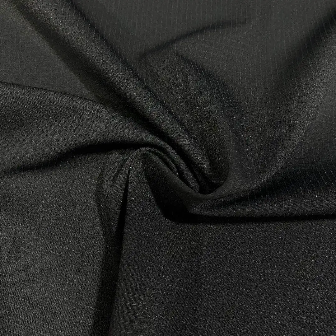 
Ripstop nylon spandex 4 way stretch fabric for pants/suits 