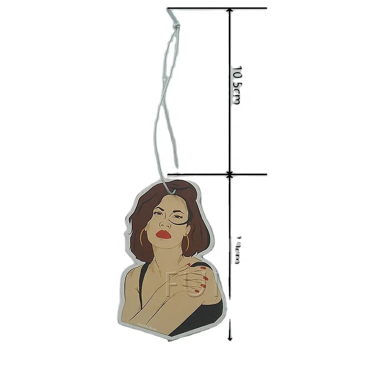 Индивидуальный дизайн, автомобильный освежитель воздуха, наклейка, бумажный автомобильный освежитель воздуха, бумажные заготовки, подвесной и неароматизированный освежитель воздуха для автомобиля