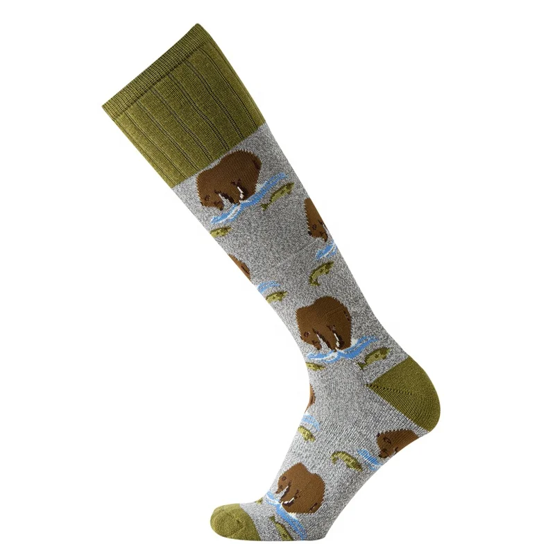 
Custom Bambo Socks OEM Logo Hiking Womens socks Chinese Local Manufacturer Custom Design High Quality Cotton Bamboo Crew Socks 