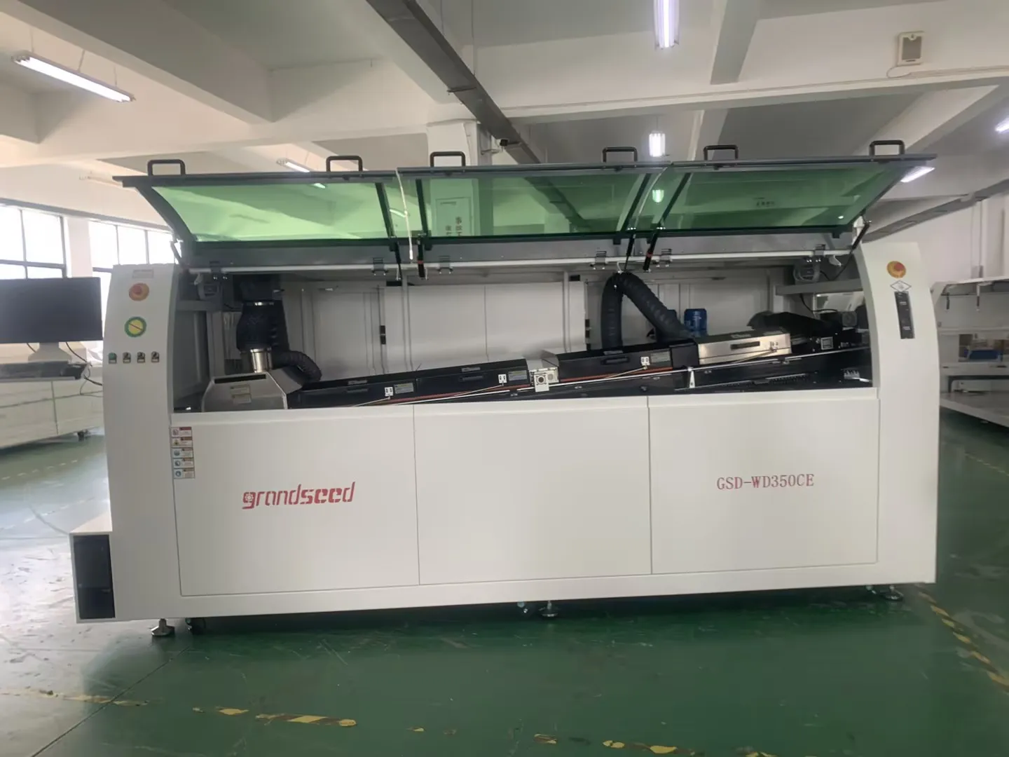 GRANDSEED best quality Automatic SMT Wave soldering  GSD-WD350CE  DIP Wave Soldering Machine