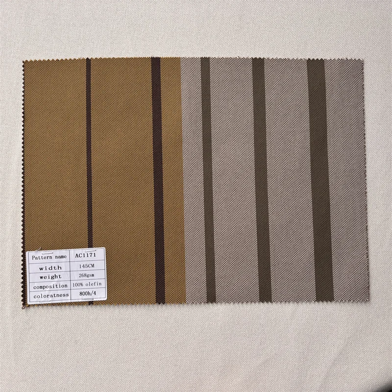 Fashionable waterproof 100% olefin polypropylene fabric is used for outdoor sofa furniture