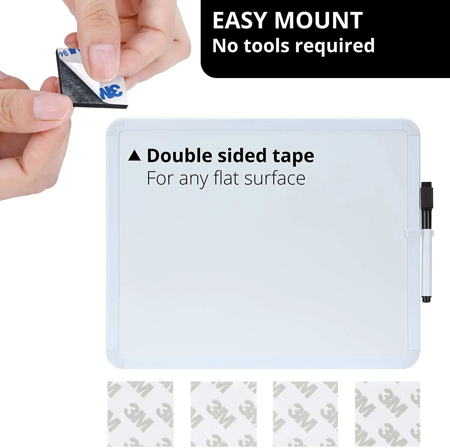 Single Side PP Frame Small MIni Dry Erase Lapboard Drawing Board Whiteboard Magnetic White board for Kids Students