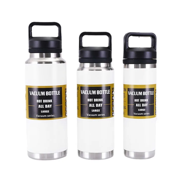Wholesale 36oz Sports Drink Bottle 26 oz Stainless Steel Double Wall Water Bottle Chug Lid Vacuum Flask Thermos in Travel