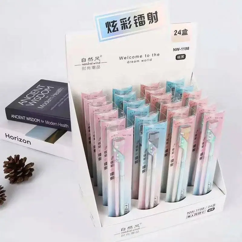 Cute Natural wind colorful laser couple fashion pair pen activity pencil    stationery 0.5