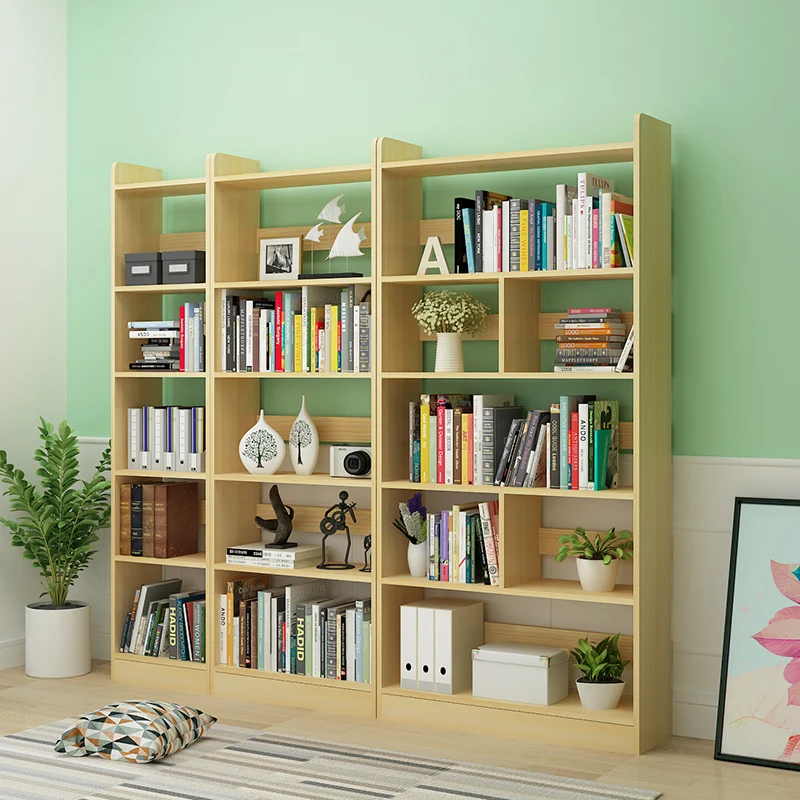 Modern Wooden Bookshelf Bookcase For Wholesale Storage Shelf Rack