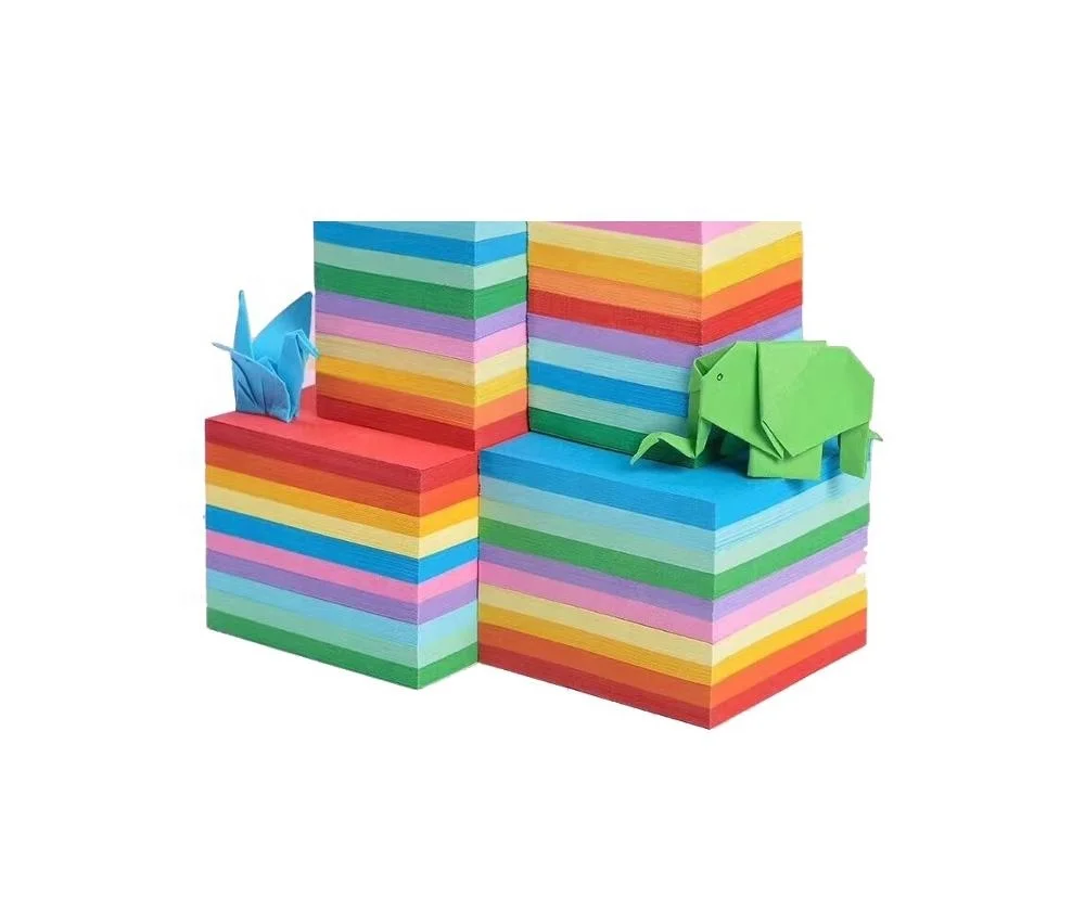 colored note paper folding paper