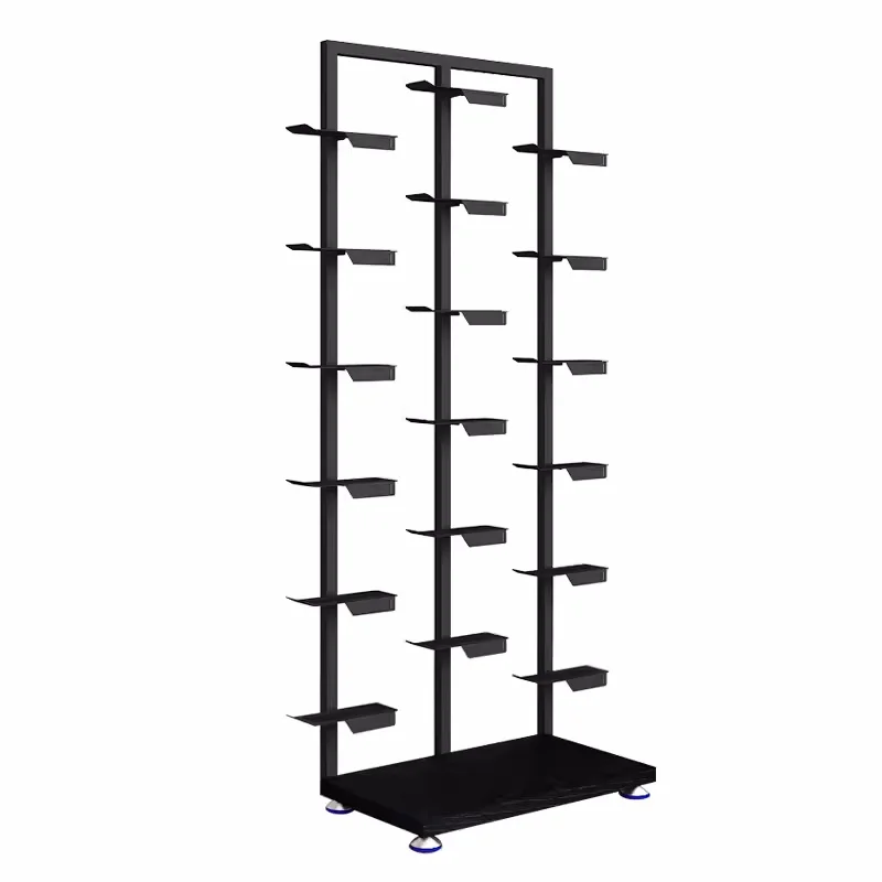 Factory Direct Sales Stand-up Shoes Display Racks Durable Metal Wall Display Shelf For Shoe