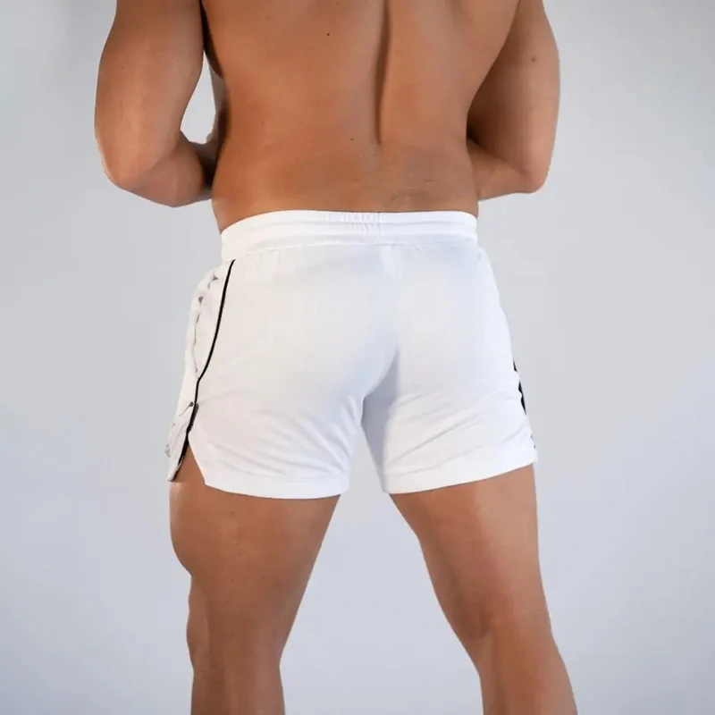 OEM Mens Gym Shorts With Pockets Double Men Workout Shorts Top Sale Men Sports Shorts