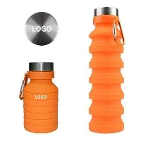 2020 new style waterproof foldable collapsible sports soft water bottles with custom logo