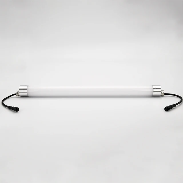 360 degree 1m 40mm 24V DMX512 RGB RGBW led Pixel tube light colorful event party dj Stage light