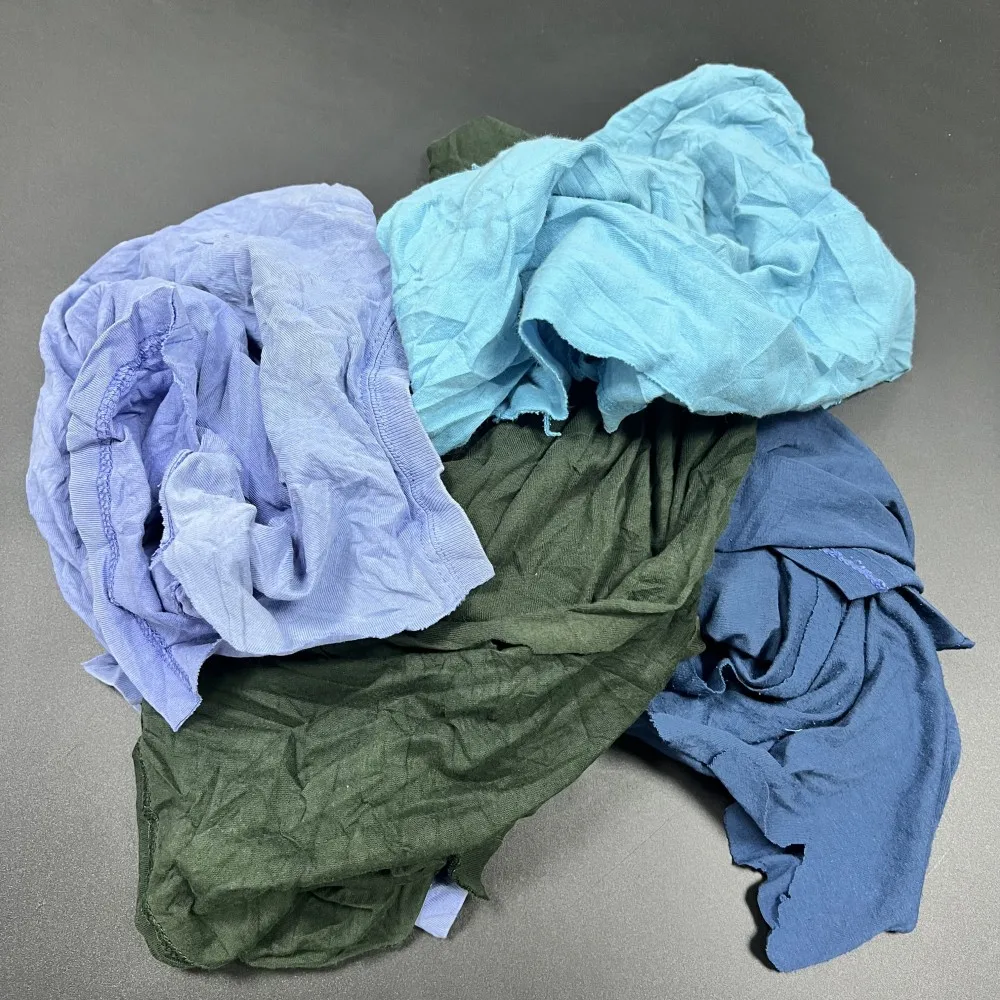 Textile Waste Mixed Sell Cotton Rags Cutting Used  Cotton Dark Clean Rag Cleaning Machine Rags