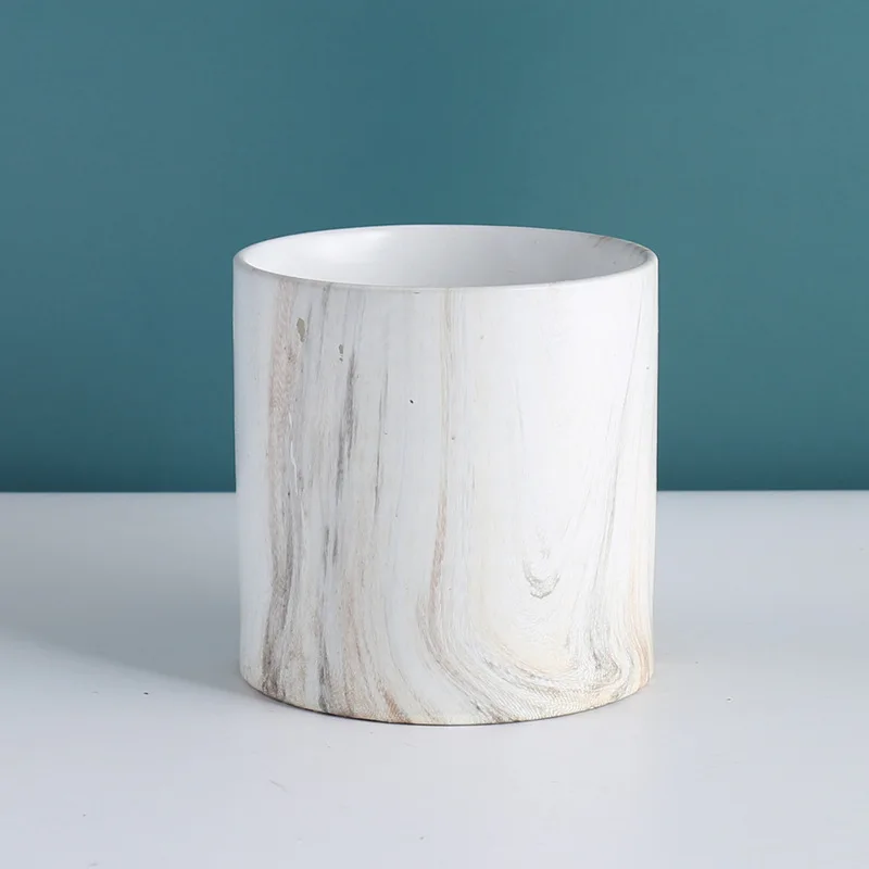 Garden Supplies Manufacturer ceramic cute flower pots unique design bulk stacked ring bubble spiral circle round planter pot