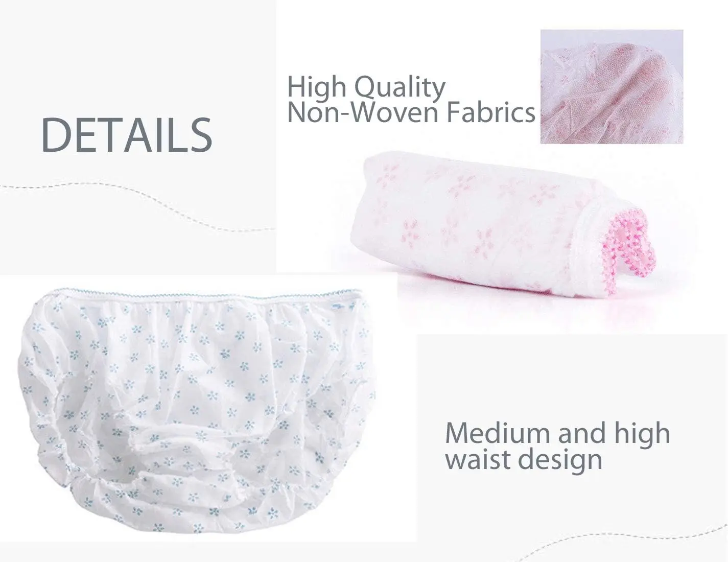 Women  Disposable Non-woven briefs offer High Quality Unisex SPA Body Single Use  Nonwoven sexy disposable underwear for woman