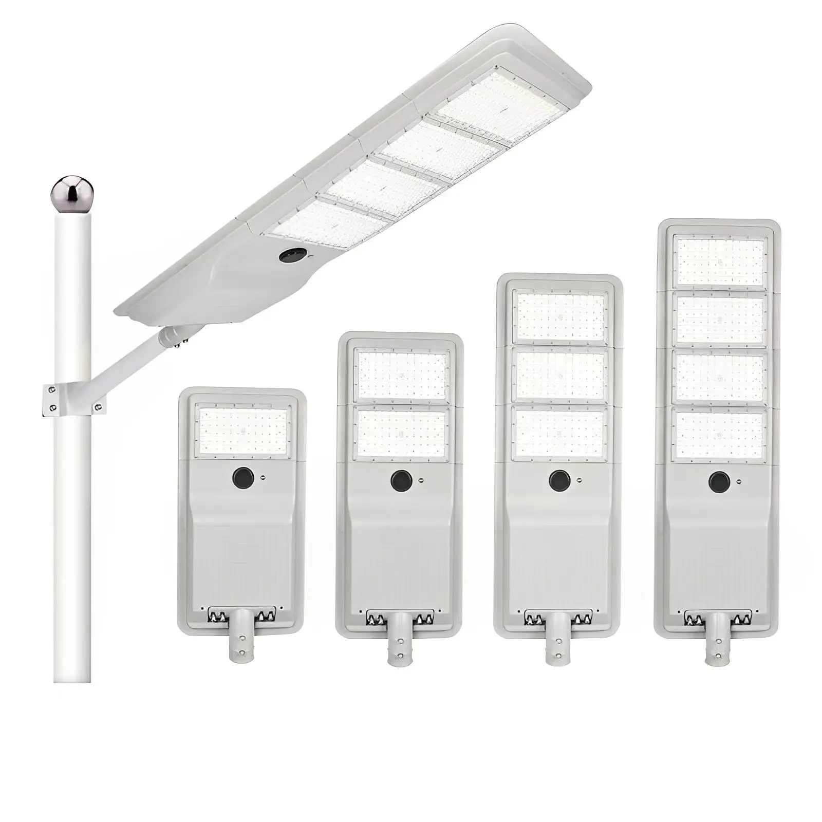 All-In-One Aluminum Outdoor IP66 Solar Panel Street Light Waterproof LED with Sensors for Outdoor Use