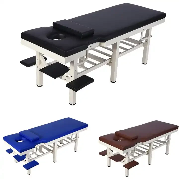 Beauty Salon  Metal Massage Bed Tables & Beds Beauty Spa Commercial Chair Full Body Massage Bed