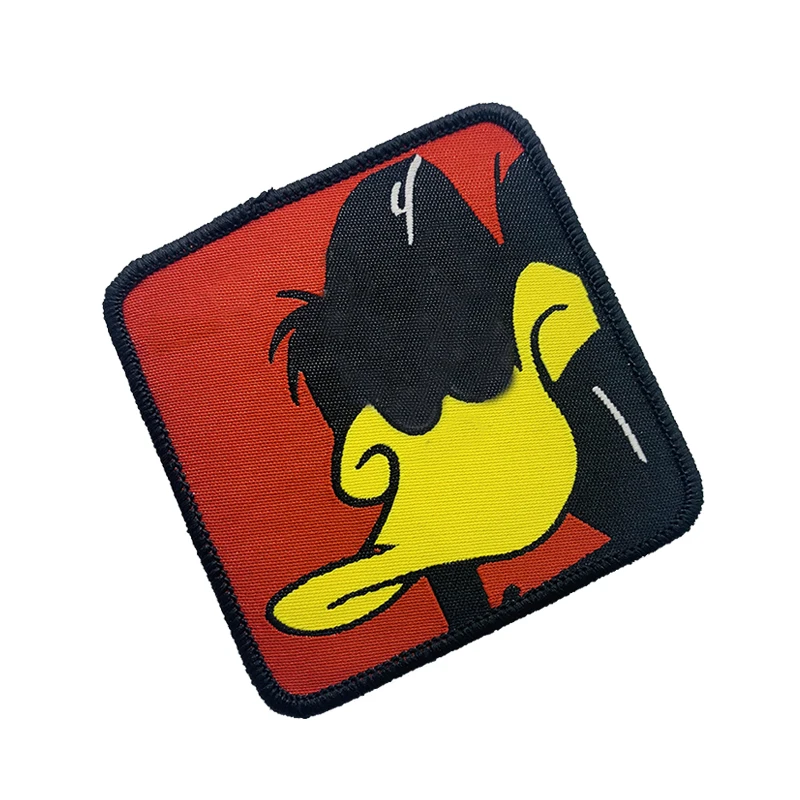 custom personalized logo clothing insignia tejida garment parche tejido laser cut clothing woven patch, customized woven badges