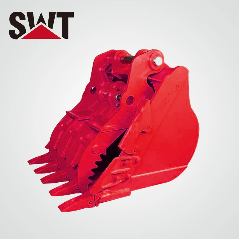 Excavator bucket hydraulic mechanical thumb bucket popular sale