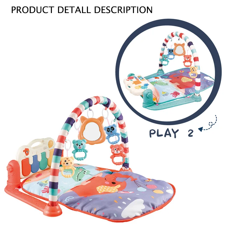 baby gym newborn baby early education music gym baby games exercise tools music piano keyboard play mat
