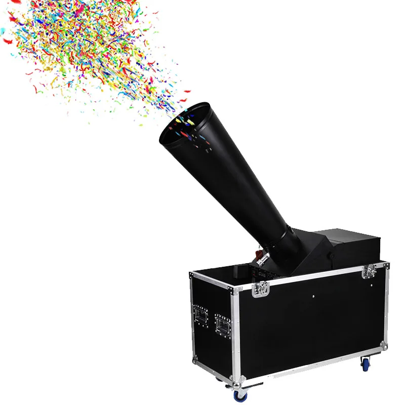 Большая Радужная машина для производства бумаги CO2 Blaster Confetti 15 м высота распыления