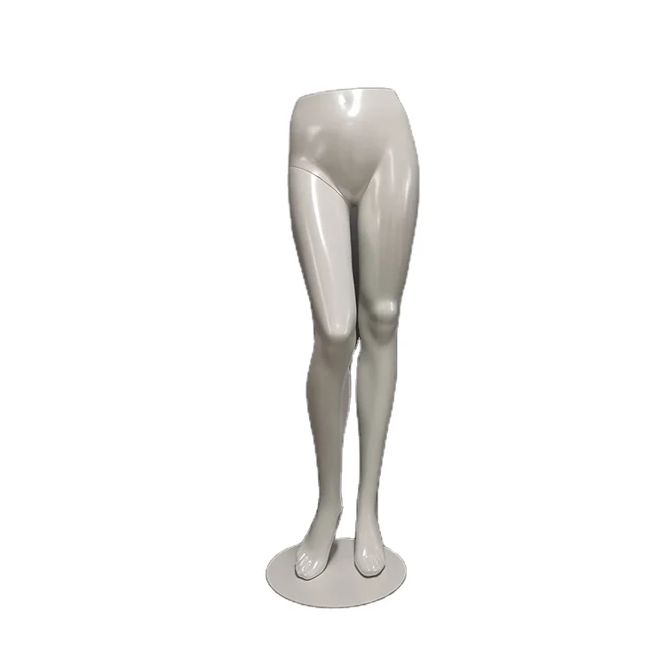 Store Clothing Display Lower-body Woman Leg Mannequins Torso Plus Size White Fiberglass Legs Model Dummy Stand