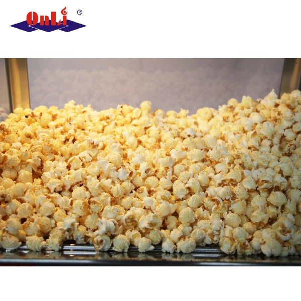 
8 Oz automatic old fashioned electric commercial kettle caramel mobile popcorn machine maker with cart/wheels 