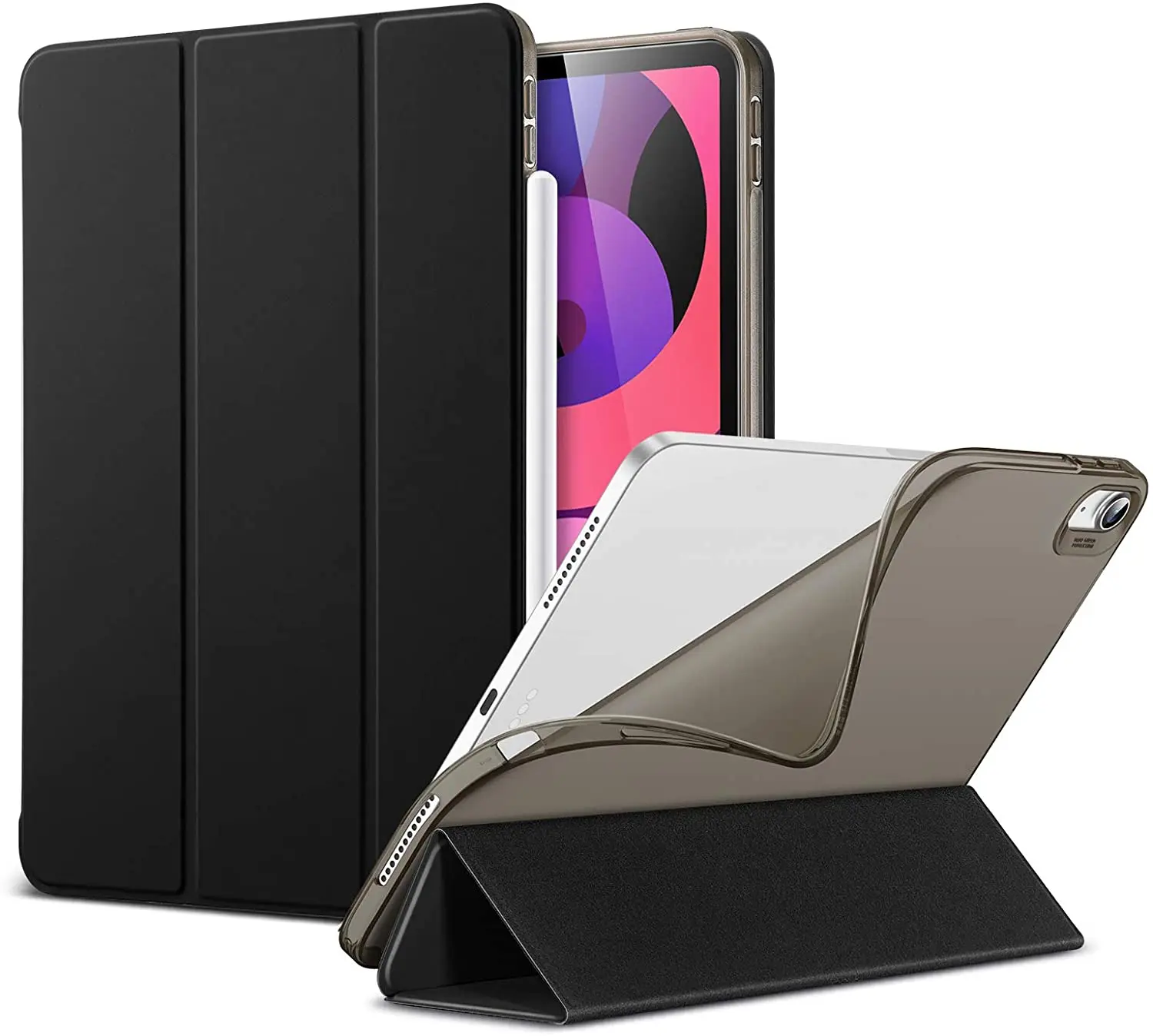 Чехол QIYU для iPad Air 4 10 9 распродажа складной чехол тройного сложения ультратонкий кожаный чехол-книжка планшета