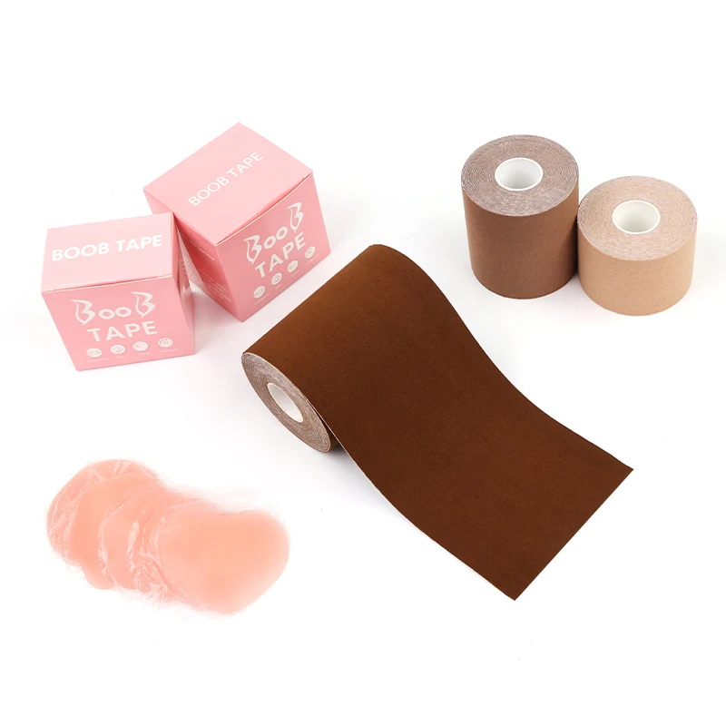 Breast Lift Tape with Nipple Covers Adhesive Bra Body Tape Instant Breast Lifters for Women