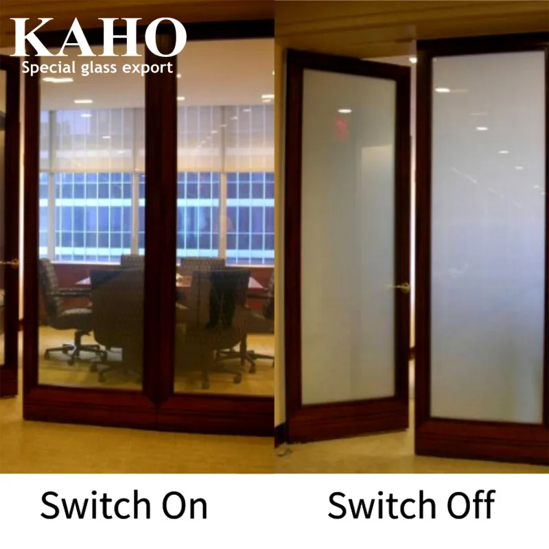 Nice Glass Dimmable Smart Adhesive Intelligent-glass Colored Pdlc Electrochromic Film