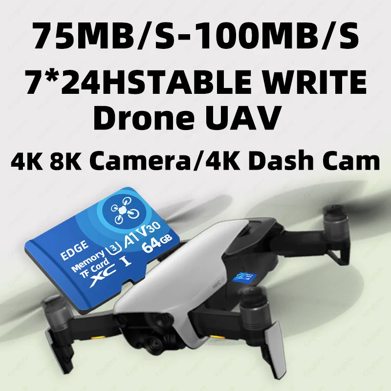 100% Original TF/SD Card 64GB Memory Card for 4K Cameras Card and DVRs SDcard 512MB to 32GB Options