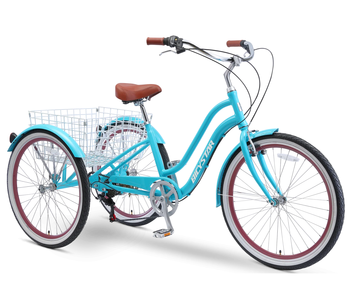 Factory Hot Sale 3 wheel tricycle for adults tricycle source 20/24 inch adult tricycle cruise 3 wheel for cargo