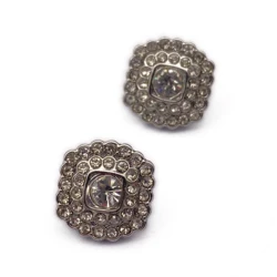 Zinc alloy hot sale shank button 12mm Diamond Rhinestone button for garment shank button for clothing accessories