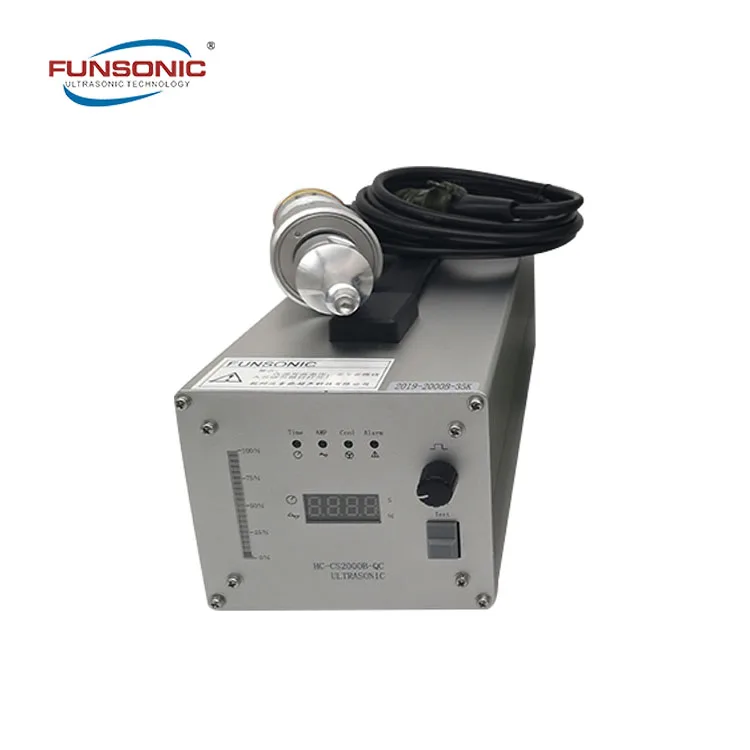 New high quality 35Khz ultrasonic plastic handheld spot welding machine plastic weld equipment