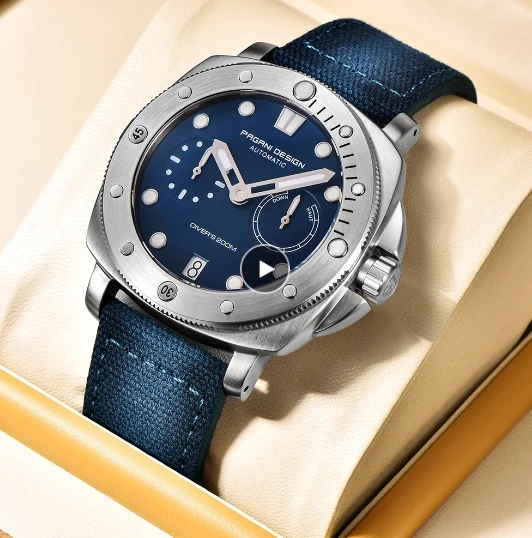 Custom Your Own Logo Pagani Design 1767 Pd Automatic Mechanical Luxury Sapphire Glass Waterproof Stainless Steel Watch For Men