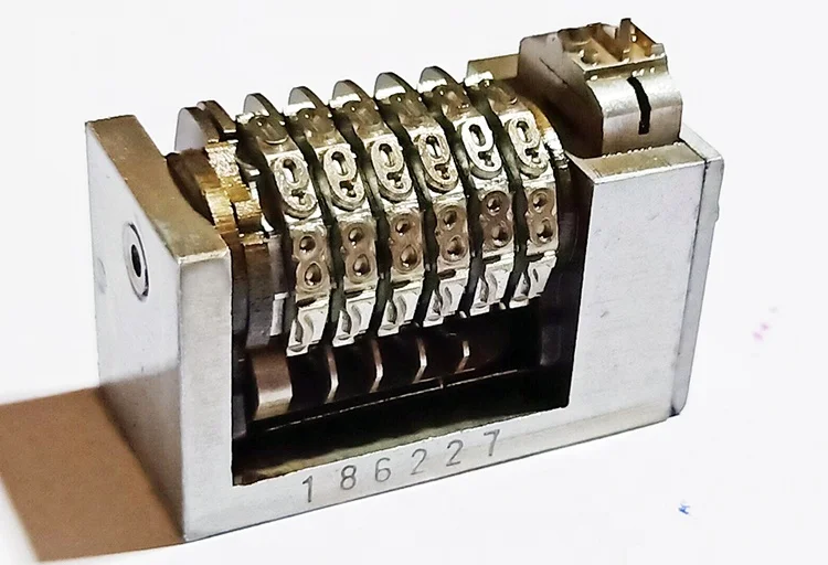 2021 hot sale high quanty letterpress Numbering machine plunger type numbering machine for printing